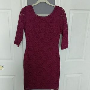 NWOT lace overlay dress
